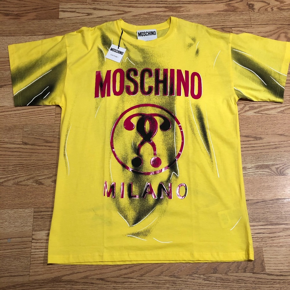 Yellow Moschino Milano Tee